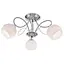 Люстра стельова Brille в спальню E27 60W CH+WH (LK-569C/3) - мініатюра 5