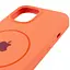 Чохол Epik Silicone Case Full Protective AA with MagSafe для Apple iPhone 15, 6.1 Помаранчевий/Papaya - мініатюра 4
