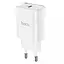 Зарядное устройство блок питания Hoco N14 PD 20 W 1 USB-C out белый - миниатюра 1