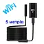 Ендоскоп для смартфона wifi бездротовий Kerui YPC99-5 метров, м'який кабель, 8 мм діаметр (100811) - мініатюра 2