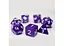 Набір кубиків Opaque 7 Dice Set - Dark purple , 7 шт. (g7dopaq09) - мініатюра 2