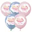 Шарик воздушный латексный с принтом 30 см (25) Baby розовый, IDEA7-PB-56 - миниатюра 1
