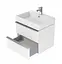 Тумба для ванної кімнати Cersanit Virgo 60 см Білий/Хром S522-017 30412 - мініатюра 3
