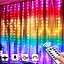Штора світлодіодна гірлянда LED Star крапля роси Rainbow 3 х 3 м з пультом - мініатюра 2