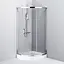 Душевая кабина Am.Pm Like 90x90 см стекло прозрачное без поддона хром матовый W83UG-315-090MT, Универсальная, прозрачная, хром матовый - миниатюра 5