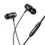 Навушники HOCO M88 Graceful universal earphones with mic Black - мініатюра 2