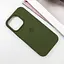 Чохол Silicone Case Full Protective (AA) для Apple iPhone 15 Pro Max (6.7) Зелений / Dark Olive - мініатюра 2
