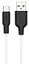 Кабель силиконовый Hoco X21 Plus Silicone - USB to Type-C 2 метра белый 6931474713889 - миниатюра 1