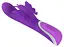 Вибратор-кролик Sweet Smile Rechargeable Rotating 23 см фиолетовый - миниатюра 3