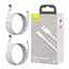 Кабели комплект 2 штуки - Baseus USB to Type-C - Simple Wisdom Data Cable Kit набор 2 кабеля 5 А 1,5 м - миниатюра 1