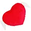 Подушка декоративна Серце янгола WP Merchandise FWPANGELHEART25RD 30 см - мініатюра 1