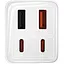 Зарядний пристрій Baseus GaN6 Pro 100W Fast Charger (4 виходи 2 Type-C + 2 USB-A) + кабель Type-C 100W (CCGAN100E6) - мініатюра 5
