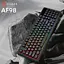 Клавіатура ігрова дротова Ajazz AF-B-98 USB Black - мініатюра 4