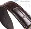 Ремінець коричневий DeLuxe кліпсовий розмір 22 - мініатюра 3