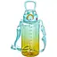 Пляшка для води Yiwu спортивна 1 л з мундштуком і ремінцем м'ятний Yiwu HP-14-31M - мініатюра 4