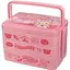 Ланч-бокс детский Laprida, розовый, 4 секции, с ручкой, ложкой и вилкой 2000 мл (61-181-076) - миниатюра 1