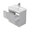 Тумба для ванной комнаты Cersanit Cet В05 с умывальником Cersanit Moduo Slim 60 см Серый UN509-043 30412 - миниатюра 3
