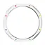 Безель металевий Sikai для смартгодинника Xiaomi Watch S3/S4 Silver-multicolor + захисне скло - мініатюра 4