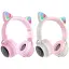 Наушники с микрофоном Hoco W27 Cat Ear Grey - миниатюра 5
