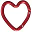 Брелок-карабін Munkees Heart (1012-3221-RD) - мініатюра 1