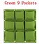 Підвісні горщики з тканини на 9 кишенів BKS Розмір полотна 60х60 см. - мініатюра 2