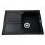Гранітна мийка Globus Lux Balaton чорний 680x500 мм А0002, Чорний - мініатюра 1