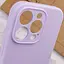 Чохол Epik Silicone Case Full Camera Protective AA NO LOGO для Apple iPhone 16 Pro 6.3 Бузковий/Lilac - мініатюра 4