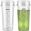 Запасні частини для чашок 470 мл для змішувачів Ninja 700W Slim Mixer Smoothie Maker Змінні стаканчики об'ємом 470 мл - мініатюра 1