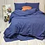Постільна білизна MERISET Синя Бязь страйп Двоспальна 560578-2 - мініатюра 3