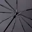 Зонтик Yiwu HP-23-8G автоматический складной 116 см с деревянной ручкой серый - миниатюра 7