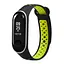 Ремінець для фітнес-браслета MiJobs для Xiaomi Mi Band 3 і 4 Nike Design чорний з лаймом - мініатюра 3