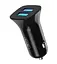 Автомобільний зарядний пристрій XO CC31 12W PC Dual USB car charger Чорний - мініатюра 1