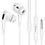 Дротові навушники Hoco M1 Pro, 3.5mm, 1.2m, Білий - мініатюра 2