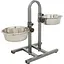 Стойка з мисками для собак Trixie 2 x 2,8 л / 24 см, h=43 см - мініатюра 3