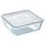 Форма для запікання Pyrex Cook&Freez з кришкою 20х20х7 см 2 л (219P001/7644) - мініатюра 1