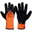Рукавички робочі захисні Mastertool латексні спінені утеплені 11" (оранжево-чорна) (в упаковці 3 шт.) - мініатюра 1