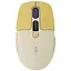 Мишка Canyon MW-26 LCD Silent Wireless/Bluetooth Yellow (CNS-CMSW26Y) - мініатюра 1