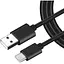Кабель USB AM-Type-C M, 2.0м, чорний - мініатюра 1