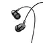Навушники HOCO M94 universal earphones with microphone Black - мініатюра 1