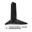 Вытяжка купольная Perfelli K 6402 BL 850 LED - миниатюра 2