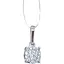 Срібна підвіска Qvaliz з фіанітами. 903-00777 - мініатюра 1