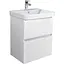 Тумба Мойдодир Палермо 50-U Vivace 50 з умивальником Білий - мініатюра 1