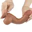 Фаллоимитатор Lovetoy Sliding-Skin Dual Layer Dong 7.5'' 19.5 см (коричневый) - миниатюра 3