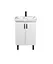 Тумба Мойдодир Idea 55-U з умивальником River 55 Білий універсальна Білий - мініатюра 4