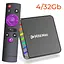 H96 MAX W2 4/32Gb Amlogic S905W2 Android 11.0 Smart TV Box, Смарт ТВ 4K HDR приставка налаштування Android TV у подарунок, YouTube та фільми без реклами - мініатюра 1