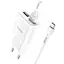 Зарядний набір Адаптер і кабель Micro USB Hoco C88A Star round dual port charger set білий - мініатюра 2