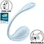 Смарт-виброяйцо Satisfyer Smooth Petal Connect App Light Blue - миниатюра 3