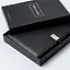 Шкіряний чорний бізнес щоденник-органайзер з бездротовою зарядкою з вбудованим Powerbank і флешкою з ручкою в коробці із якісного картону - мініатюра 10