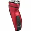 Электробритва Новый Харьков НХ-8527 Fanat Red, 6W, роторная, сухое бритье, 3 головки для бритья, двойные лезвия, повторение контуров лица, индикатор работы/включения, триммер для висков - миниатюра 5