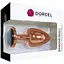 Золота металева анальна пробка із кристалом Dorcel Diamond Plug L - мініатюра 5